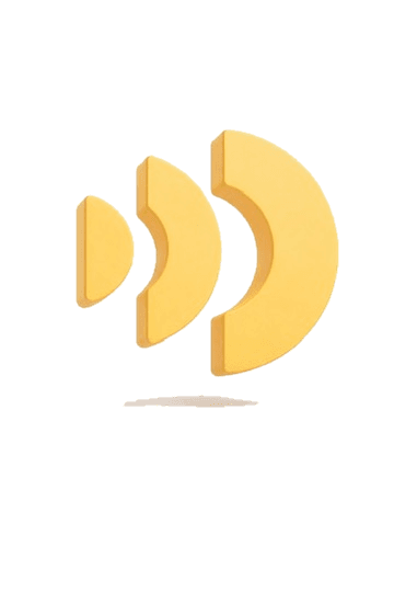 Abstract 3D representation of payments and transactions