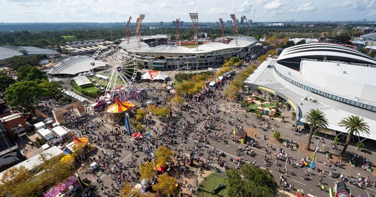 Sydney Royal Easter Show — showground overview