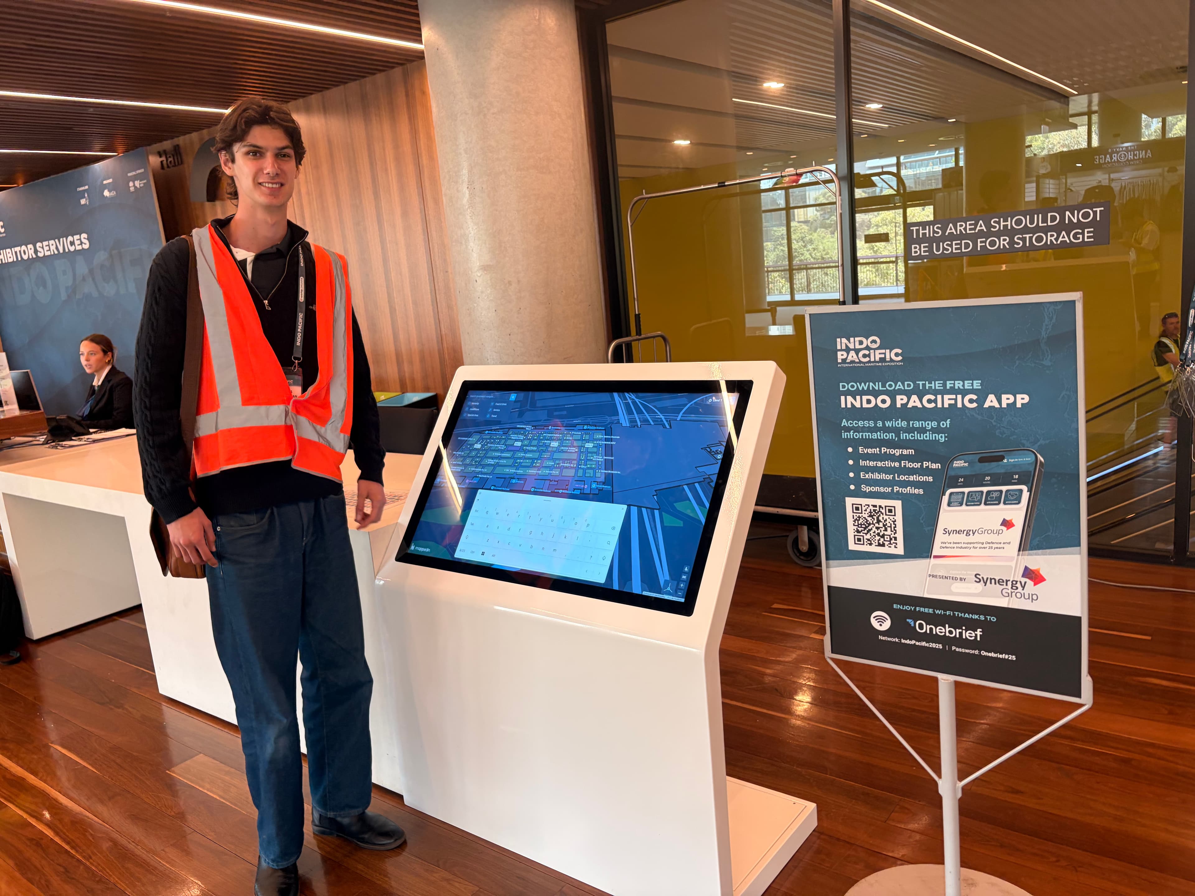 Kiosk at Indo-Pacific 2025