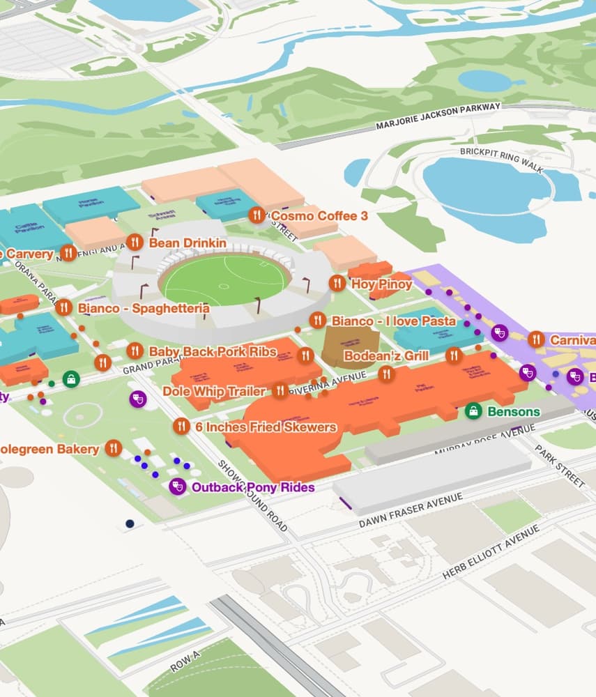 Mappedin venue map.